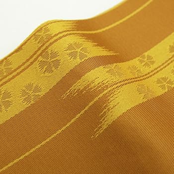 【新品】浴衣半幅帯　からし色　リバーシブル　麻IKS COLLECTION 新品】浴衣半幅帯 からし色 リバーシブル 麻IKS COLLECTION